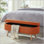 Banc de rangement avec repose-pieds Luxury