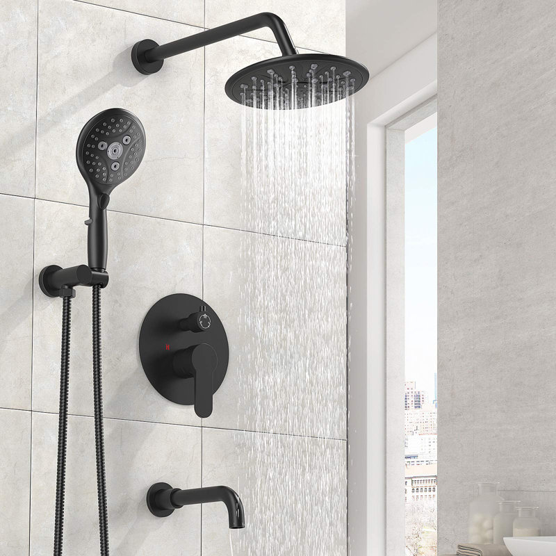 9inch Shower Faucet Set With Tub Spout