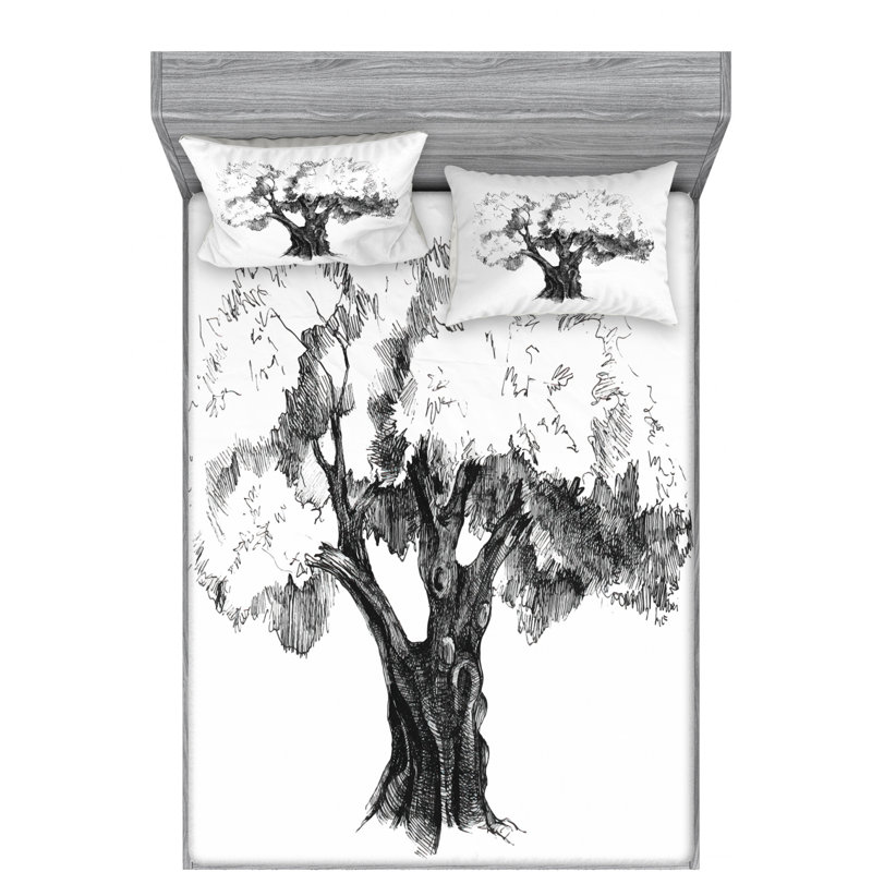 Microfiber Sheet Set, Full Sheet Set with Fitted Sheet