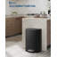 Poubelle à mains-libres GarveeHome - Poubelle de cuisine en acier inoxydable de 50 L (13,2 gallons) pour le bureau à domicile - Couvercle à fermeture en douceur, seau intérieur amovible, solution de recyclage des déchets de grande capacité, couleur noire-124011846
