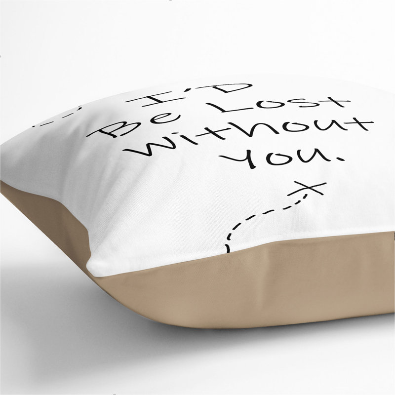 Square Cushion, 40cm H x 40cm W x 15cm D, Stone