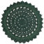 Tapis ovale en jute tissé à la machine de couleur vert chasseur-1151910653