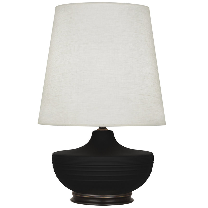 Nolan Table Lamp, Deep Patina Bronze/Matte Dark