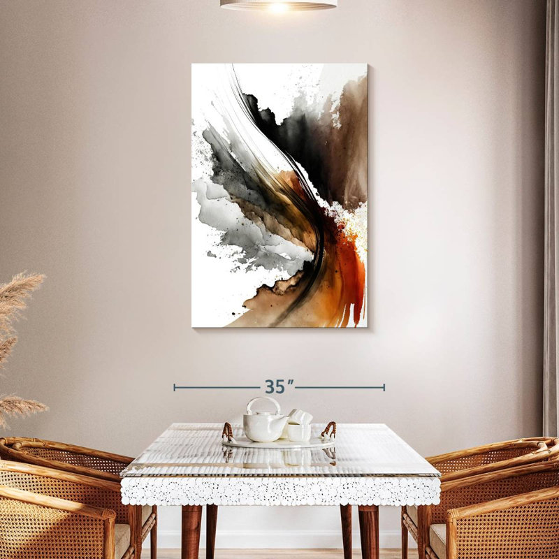 Avery Earthy Abstraction, 45" H x 30" W