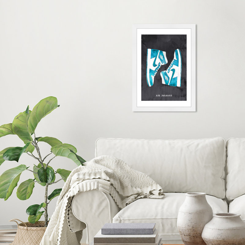 Classic Classic Espaces VII par Oliver Gal - impression encadrée, Blanc
