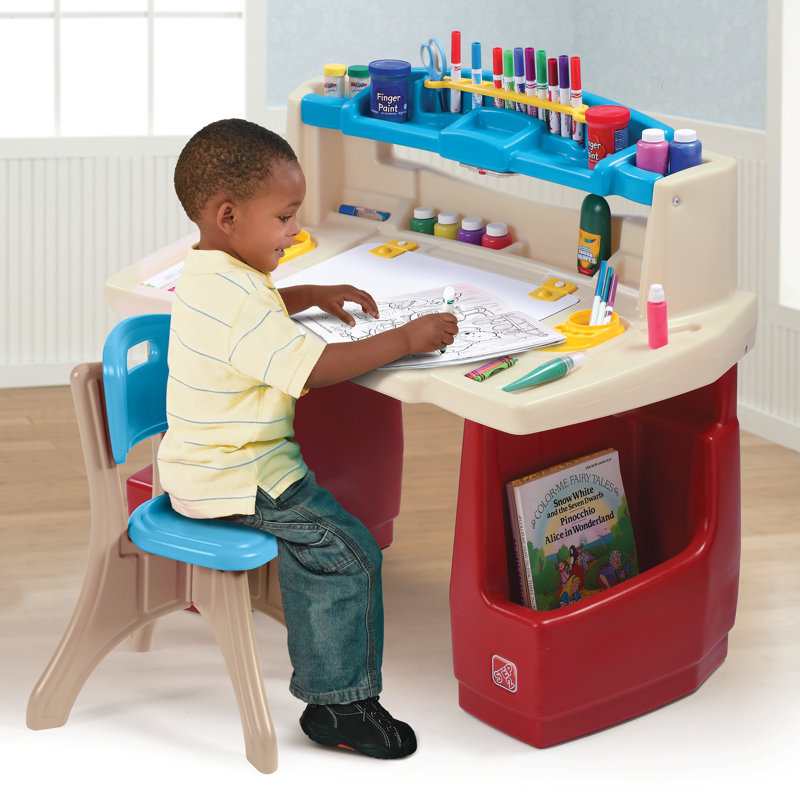 90.2cm Art Desk Chair Set