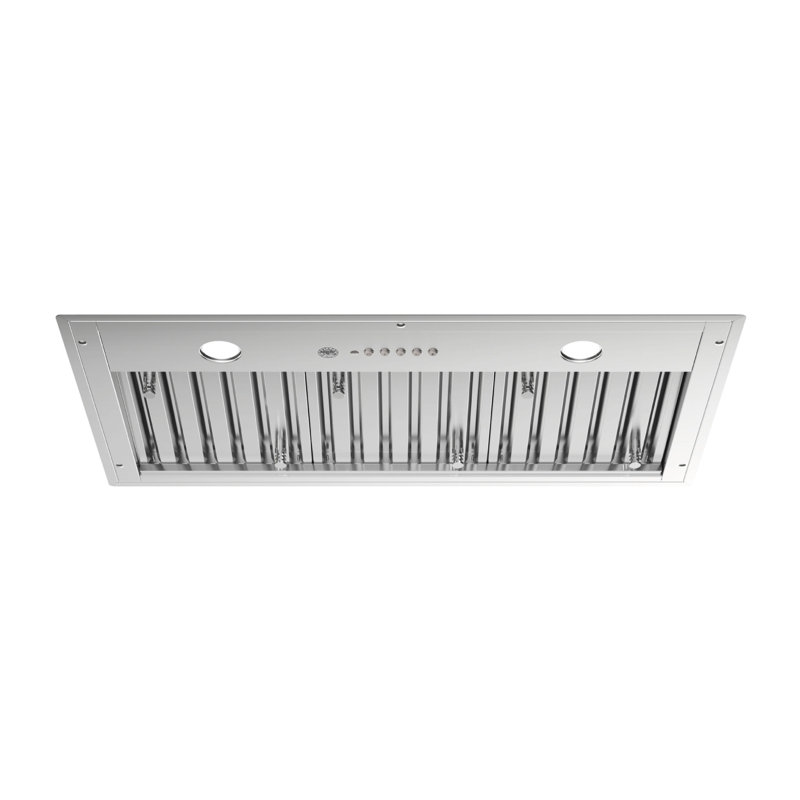 Bertazzoni 36" Stainless Steel 1200 CFM Ducted (Vented) Insert Range Hood with Baffle Filter