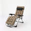 Chaise de patio pliante zéro gravité avec coussin brun-2077938905