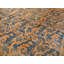 Phenomenal Blue Color with Oval Beige Color Florid Desing Antique Indian Rug