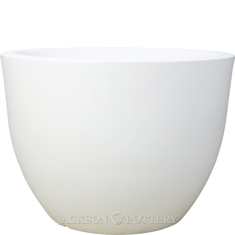 24 in. Orion Planter - White