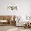 «Three Cows Seasonal Floral Crowns» encadré sur bois par Nan-88118372-88118371