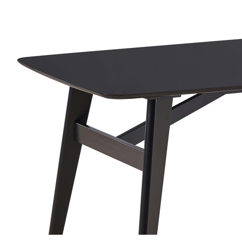70.87" Eliora Rectangular Dining Table, Black Finish