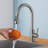 Pull Down Single Handle Kitchen Faucet with Accessories-59881651