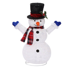 The Holiday Aisle® Snowman Family Lighted Display & Reviews | Wayfair