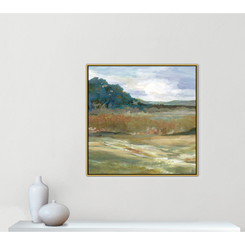«Afprès Light» par Carol Robinson, H 41,5 po x l 41,5 po, Doré