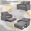 2 Seater Linen Sofa Bed