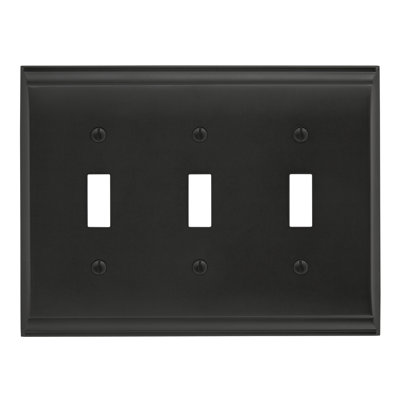 Candler 3-Gang Toggle Light Switch Wall Plate