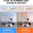 52 Inch Indoor Flush Mount Ceiling Fan With LED Light And Remote Control