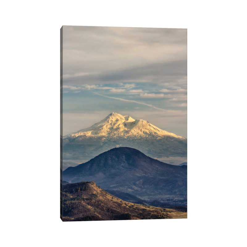 Triple Peaks by Louis Ruth - Wrapped Canvas Print, 30.48cm H x 20.32cm W x 1.91cm D
