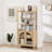 71'' H Arched 6-Tier Storage Bookcase-1476979709