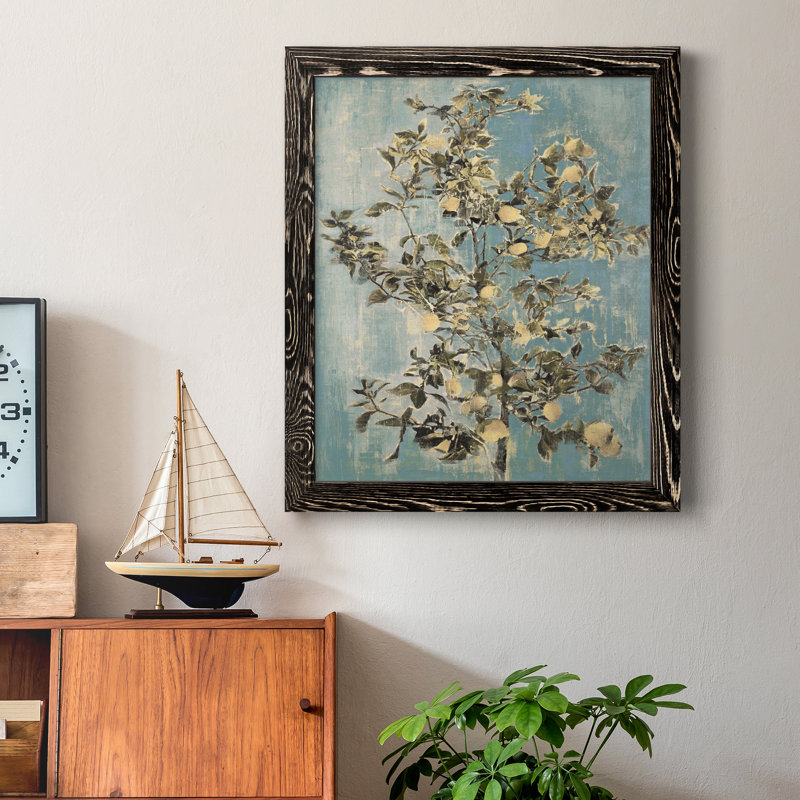 «Lovely Lemon Tree», reproduction encadrée de qualité supérieure - prête à être accrochée, H 24 po x l 18 po x P 1,5 po