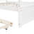 Wood Canopy Bed With Trundle Bed-430650321
