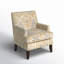 Fauteuil club à têtes de clou Colton-55785642