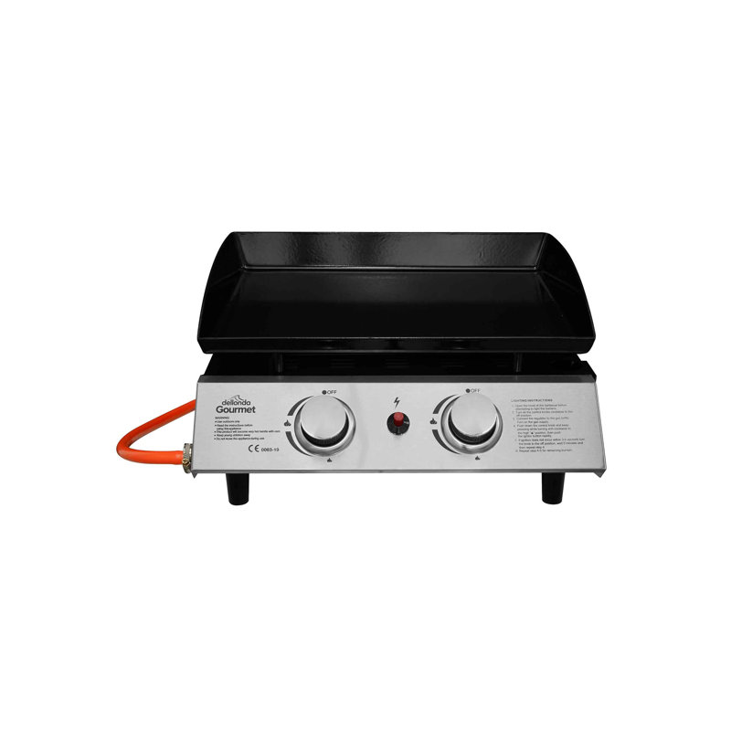 Plancha Dellonda Portable Liquid Propane Gas Grill, 2