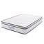 Matelas mi-ferme, mousse à mémoire de forme avec ressorts ensachés pour soulager les maux de dos et soulager la pression-245920707