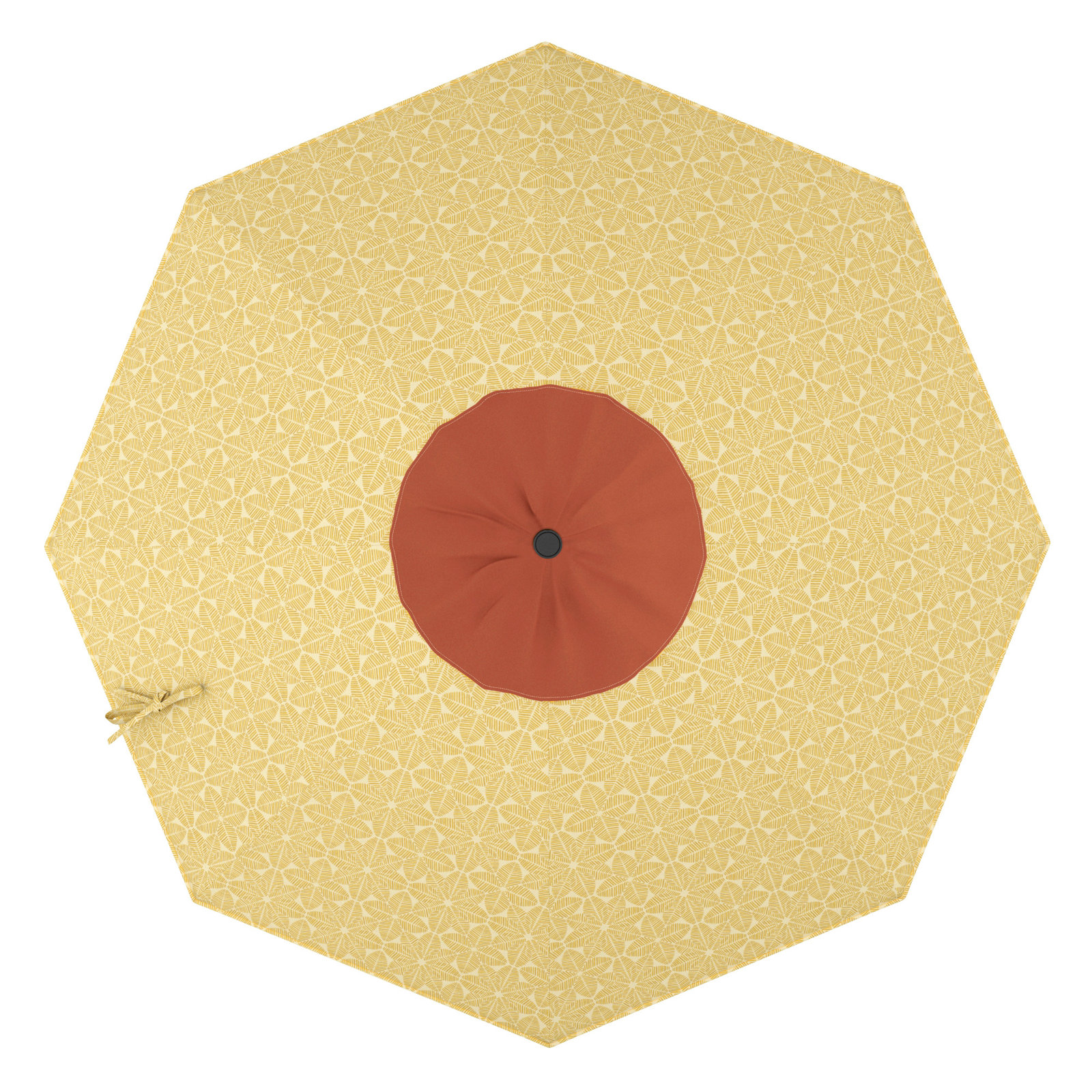 Santana 108'' Outdoor Umbrella, Palmetto Sawgrass - Pacifica Premium, Gray