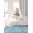 Pearlia One-of-a-Kind 5'2" X 9'1" 1990s Wool Area Rug in Light Blue