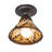 8" Wide Nuevo Mission Flushmount
