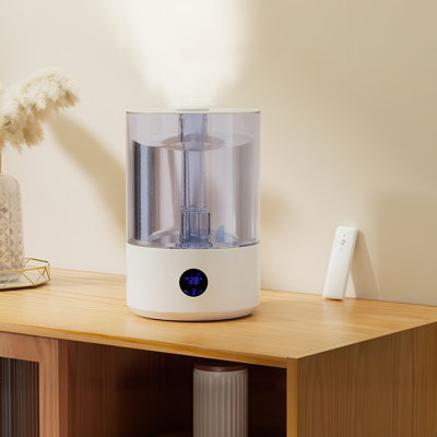 Humidificateur ultrasonique de table à vapeur froide 2,06 gallons avec stérilisation UV pour 600 pieds carrés Pi.