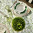 Square Tablecloth - Green White Floral Chintz-2038418913