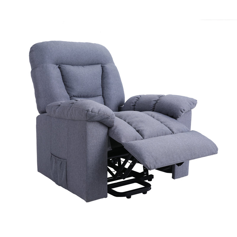 Fauteuil inclinable électrique lève-personne, Mélange de lin gris