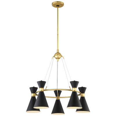 Lustre unique / remarquable à 5 lumières Assiya