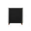 Commode rembourrée 4 tiroirs grise
