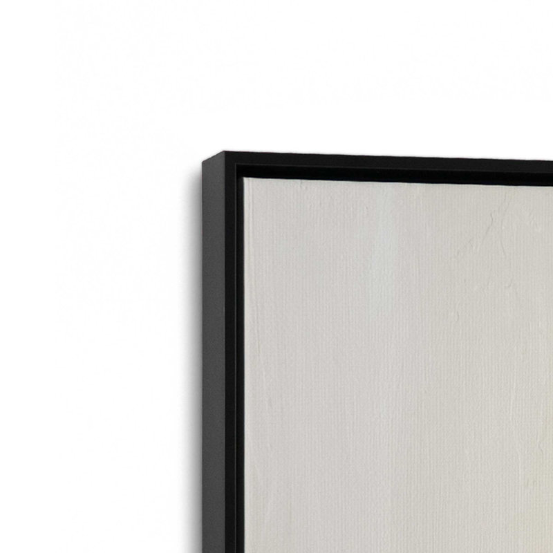 16 "x 16" texturé Emerald Echoes, ensemble de 2 impressions sur toile dans un cadre blanc, Cadre flottant noir satiné