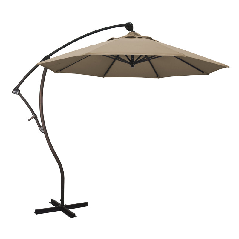 Parasol en porte-à-faux 9' Welwyn, Sunbrella® régate Cabana