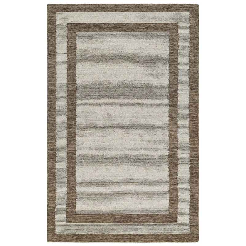 Malia Hand Tufted Wool Indoor Rug, Brown, 8'9x11'9