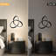 Luminaire suspendu moderne en spirale à DEL