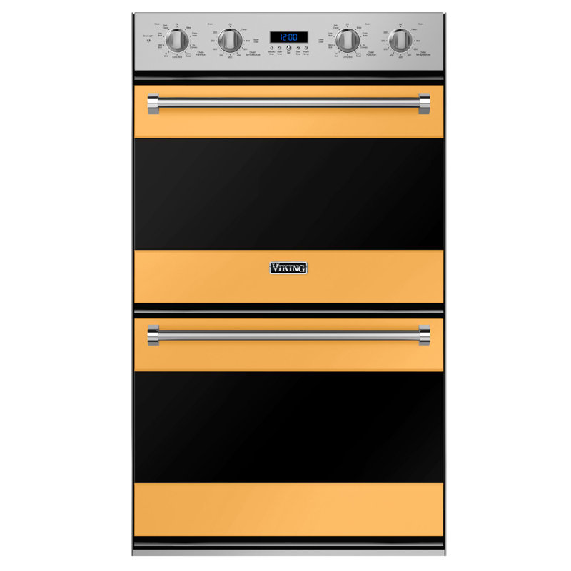 30"W. Electric Double Oven, Daffodil