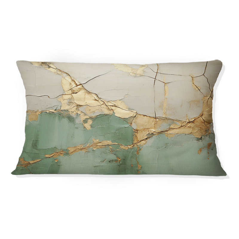 Coussin décoratif vert et vert