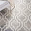 Tapis gris / ivoire en laine touffeté à la main Adelei-111188139