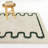 Binford Green/Blue Squiggle Border Area Rug-30386759