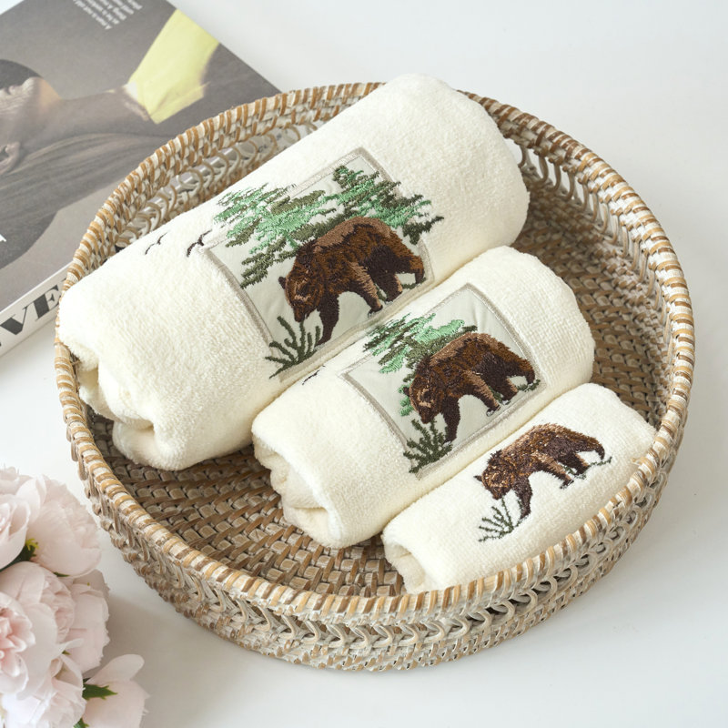 Ensemble de serviettes 100% coton 3 pièces
