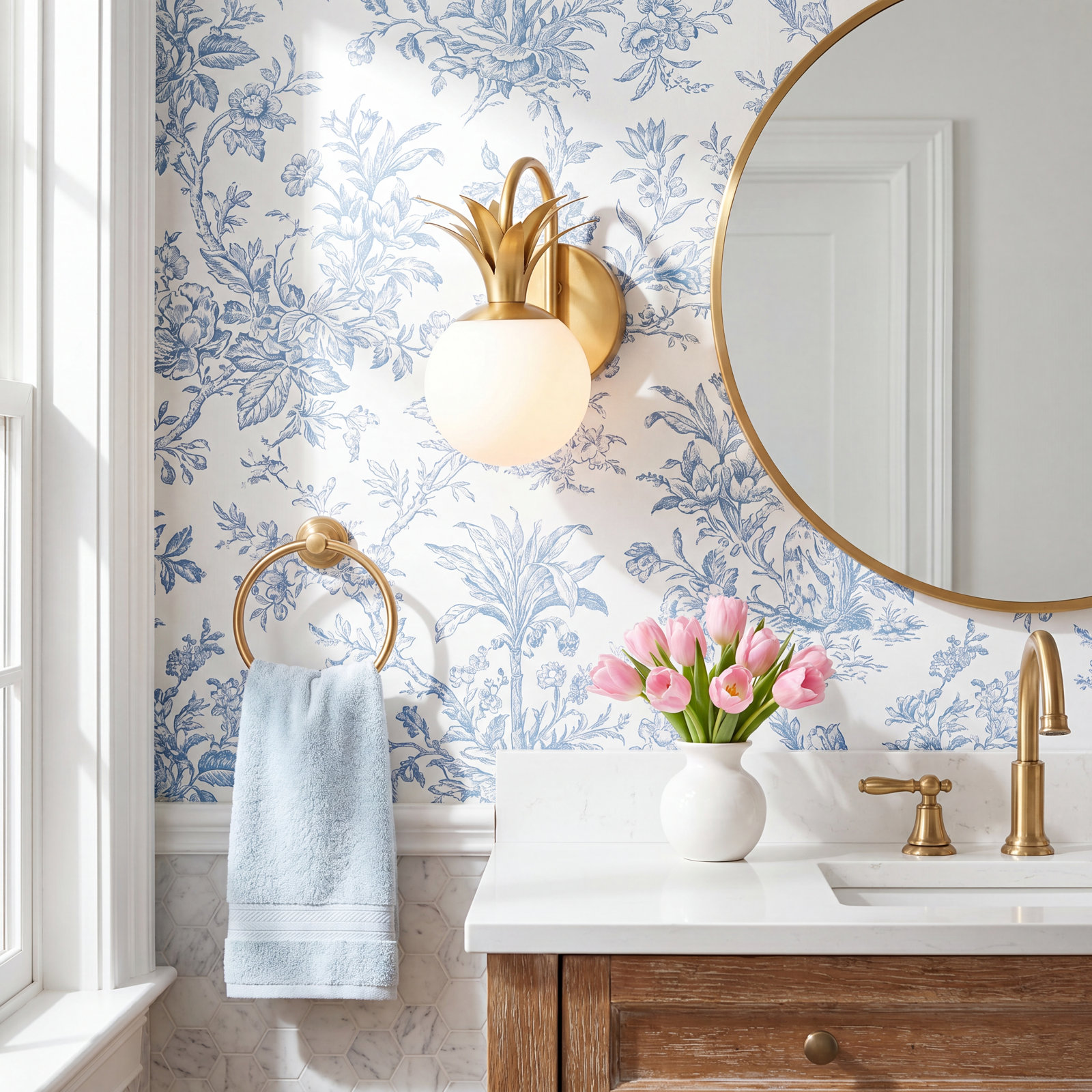 Single Light Bath Sconce