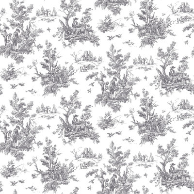 Garretson 10m x 52.8cm Satin Wallpaper Roll