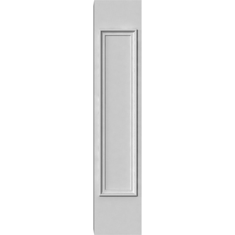 Pass Through Newel Post w/Panel