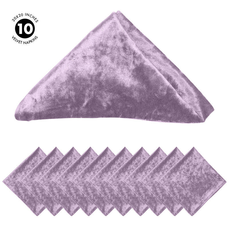 Ensemble de serviettes 10 pièces, Mauve